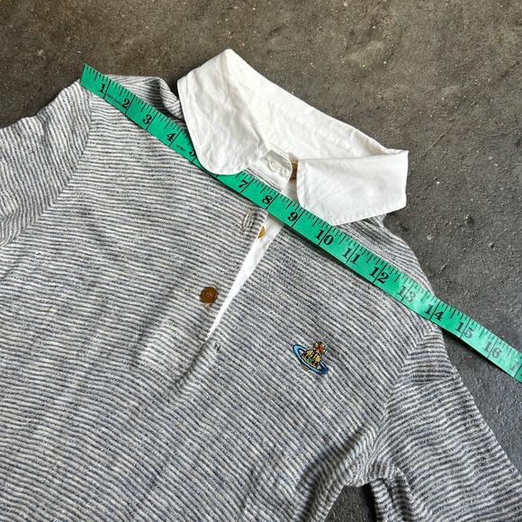 Vivienne Westwood 2012 Red Label Polo w/ Poplin Button Sleeves and Collar - Picture 4 of 12